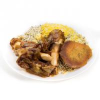 سبزی پلو با ماهیچه گوسفندی