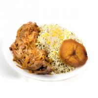 سبزی پلو با گردن گوسفندی