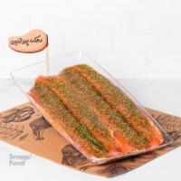 فیله ماهی قزل سالمون طعم دار