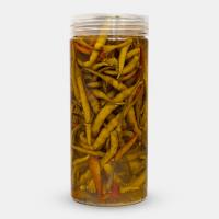 ترشی فلفل با مغز پنیر