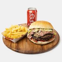 رویال برگر کمبو دبل