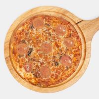 پیتزا قارچ و سوسیس آمریکایی (یک نفره)