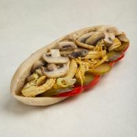 ساندویچ مرغ قارچ