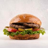 کلاسیک برگر با نان گرد