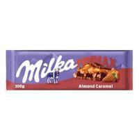 شکلات میلکا با مغز کارامل و بادام MILKA