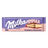 شکلات میلکا با مغز چیز کیک و توت فرنگی MILKA