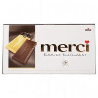 شکلات تخته ای دارک 72 درصد مرسی قهوه ای