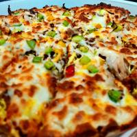 پیتزا مرغ و قارچ کلاسیک