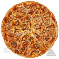 پیتزا مرغ و قارچ مدیوم