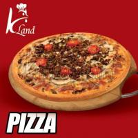 پیتزا گوشت و قارچ لند ایتالیایی