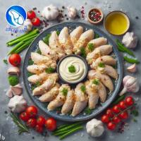 بال مرغ کبابی سیر و کره