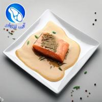 فیله ماهی قزل‌آلا کبابی زیره و ترخون مراکشی 