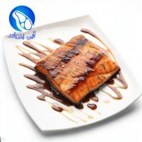فیله ماهی قزل‌آلا کبابی باربیکیو 