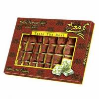 گز لقمه ۳۰ درصد پسته و بادام ترمه کلاسیک معراج