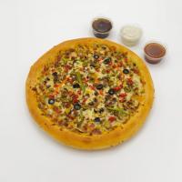 پیتزا گوشت و قارچ فیت فرندز