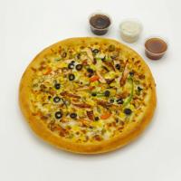 پیتزا مرغ و قارچ فیت فرندز