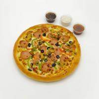 پیتزا سوسیس یک نفره