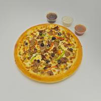 پیتزا دونر گوشت یک نفره