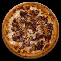 پیتزا سیر و استیک آمریکایی