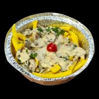 سیب زمینی با سس قارچ