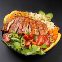 سالاد مرغ گریل