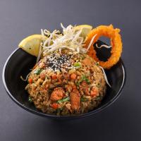 برنج سرخ شده مرغ