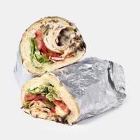 ساندویچ ژامبون مرغ با قارچ و پنیر