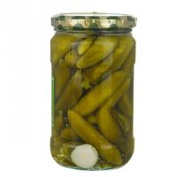 خیار شور شیشه بزرگ ریز