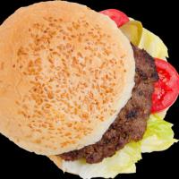 همبرگر ذغالی