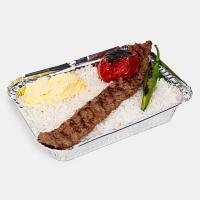 چلو کباب کوبیده معمولی