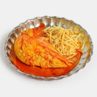 خوراک مرغ سس پز (سینه)