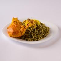 باقالی پلو با مرغ (سینه)