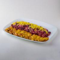 آلبالو پلو با جوجه کباب