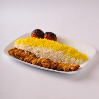 چلو جوجه کباب بدون استخوان ران