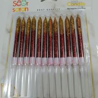 شمع دو رنگ کوتاه