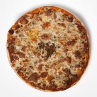 پیتزا گوشت و قارچ (کلاسیک)