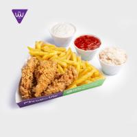 فیله مرغ استریپس سه تکه