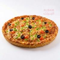پیتزا گوشت و قارچ