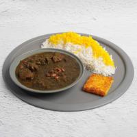 چلو خورش قرمه سبزی ویژه - کترینگ و تشریفات ناریجه (هفت تیر)