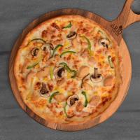 پیتزا چیکن باربیکیو آمریکایی اکونومیک