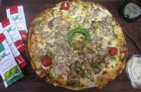 پیتزا مرغ و قارچ (بزرگ) 