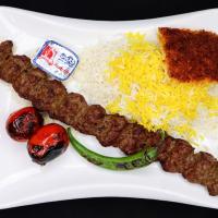 چلو کباب لقمه