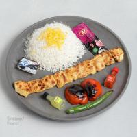 چلو جوجه کباب زعفرانی