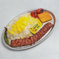 چلو کباب لقمه