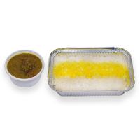 چلو خورشت قورمه سبزی اقتصادی