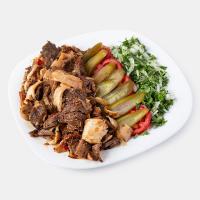 دونر کباب مخلوط با پنیر (پرسی)