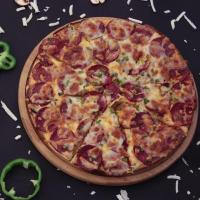 پیتزا سالامی آمریکایی (یک نفره)