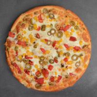 پیتزا سبزیجات آمریکایی (یک نفره)