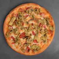 پیتزا پنیر و قارچ آمریکایی (یک نفره)