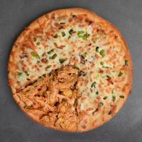 پیتزا مرغ و قارچ آمریکایی (سه نفره)